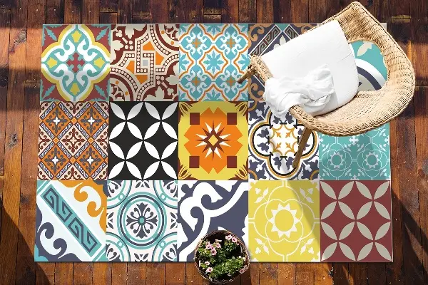 Tappeto esterno Mix Di Design Colorati