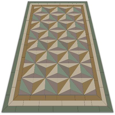 Tappeto esterno Triangoli 3D