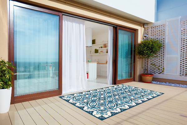 Tappeto balcone Ruote Astratte