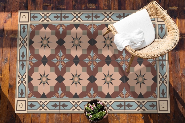 Tappeto esterno Piastrelle Geometriche