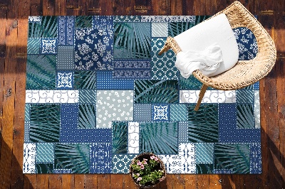 Tappeto esterno Patchwork Tropicale