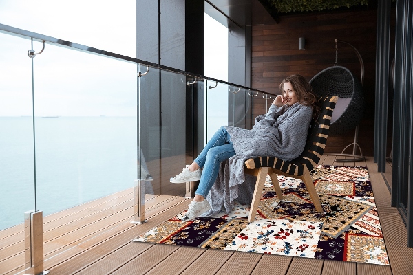 Tappeto esterno Patchwork Caotico