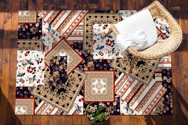 Tappeto esterno Patchwork Caotico