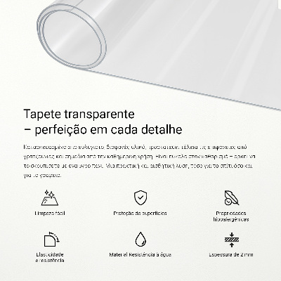 Vetro morbido trasparente
