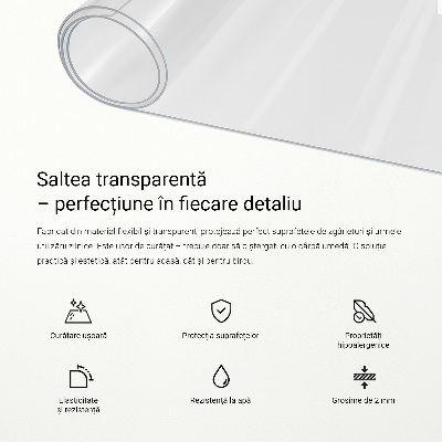 Vetro morbido trasparente