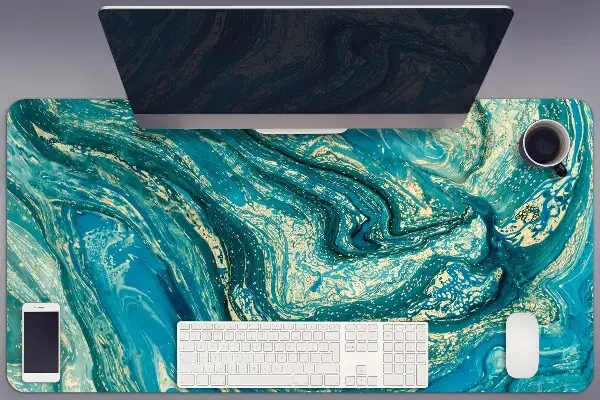 Sottomano da scrivania Astrazione Blu
