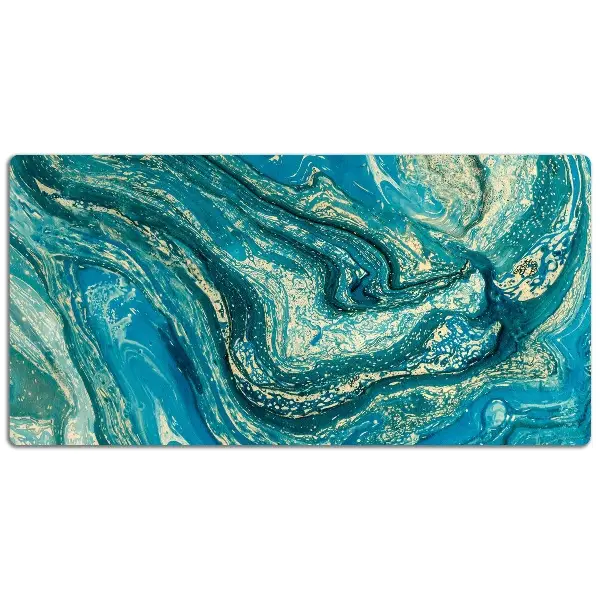 Sottomano da scrivania Astrazione Blu