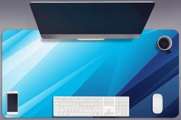 Sottomano da scrivania Transizione Blu