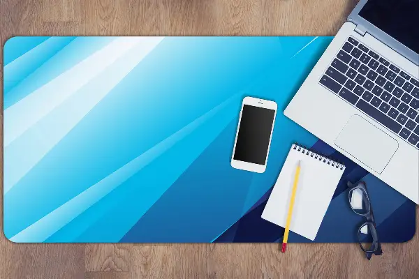 Sottomano da scrivania Transizione Blu