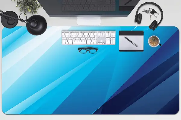 Sottomano da scrivania Transizione Blu