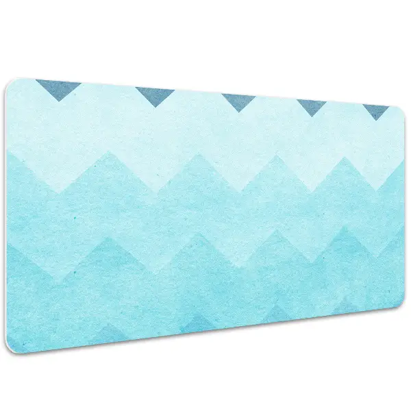 Sottomano da scrivania Zigzag Blu