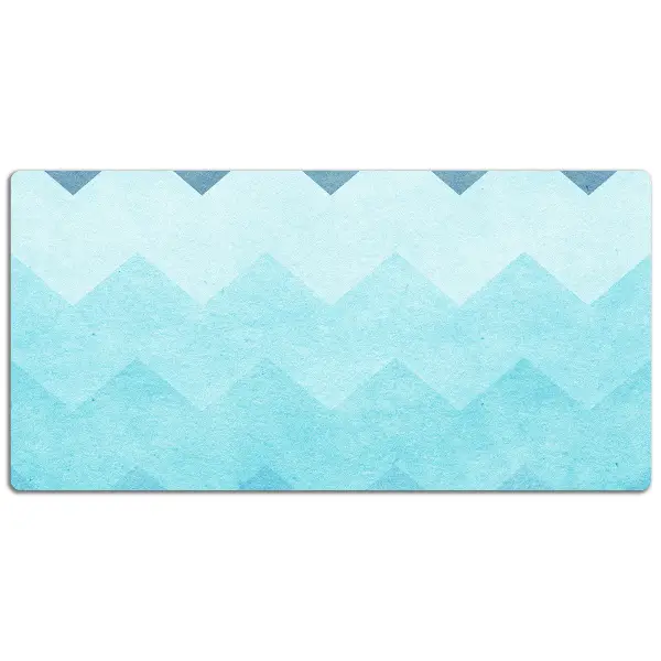 Sottomano da scrivania Zigzag Blu