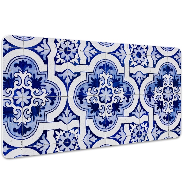 Sottomano da scrivania Piastrelle Blu