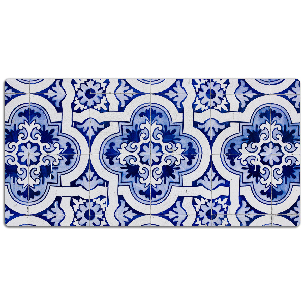 Sottomano da scrivania Piastrelle Blu