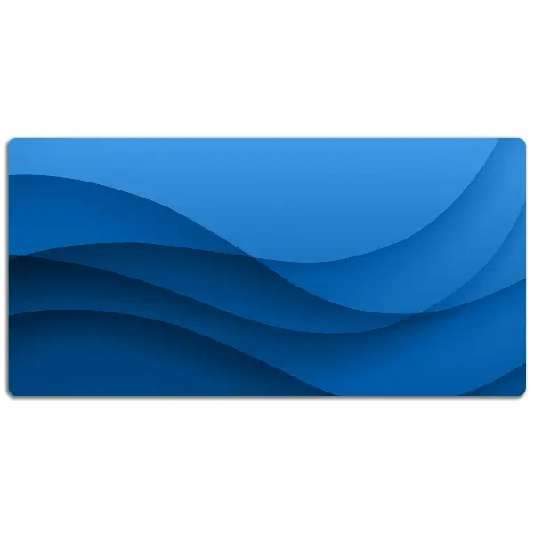 Sottomano da scrivania Attraversamento Blu
