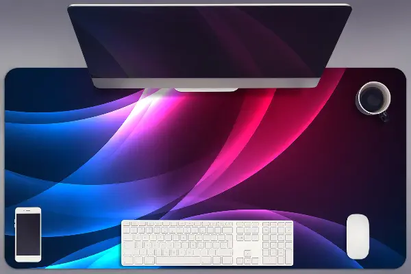 Sottomano da scrivania Attraversamenti Rosa