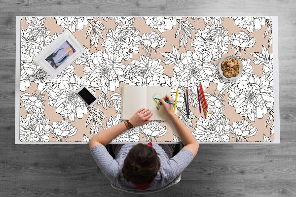 Sottomano da scrivania Fiori Artistici