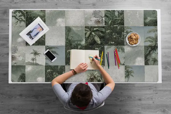 Sottomano da scrivania Patchwork Tropicale