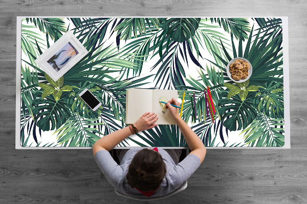 Sottomano da scrivania Foglie Tropicali