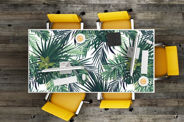 Sottomano da scrivania Foglie Tropicali