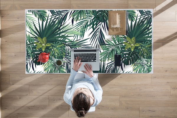 Sottomano da scrivania Foglie Tropicali