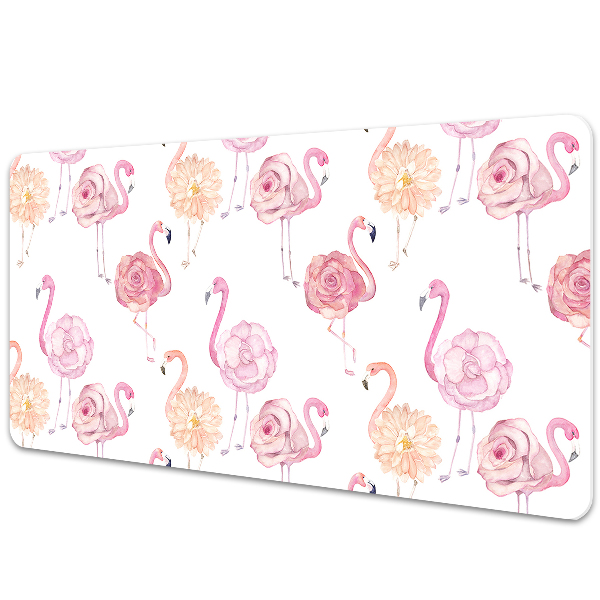 Sottomano da scrivania Flamingos E Fiori