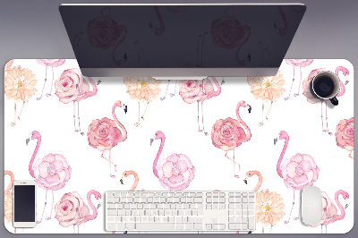 Sottomano da scrivania Flamingos E Fiori