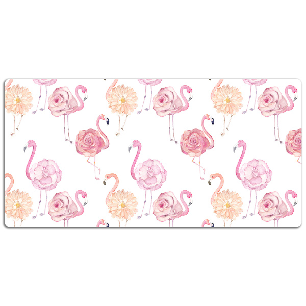 Sottomano da scrivania Flamingos E Fiori