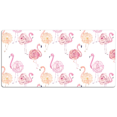 Sottomano da scrivania Flamingos E Fiori