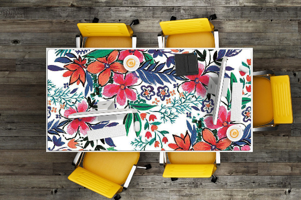 Tappetino da scrivania Fiori Colorati
