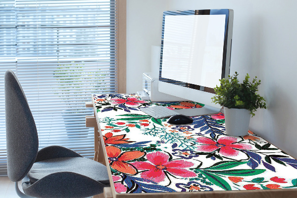 Tappetino da scrivania Fiori Colorati