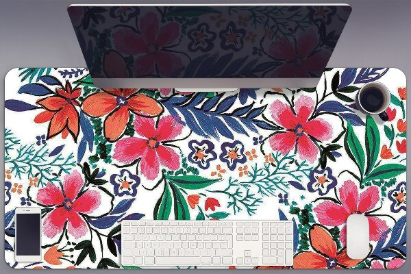 Tappetino da scrivania Fiori Colorati