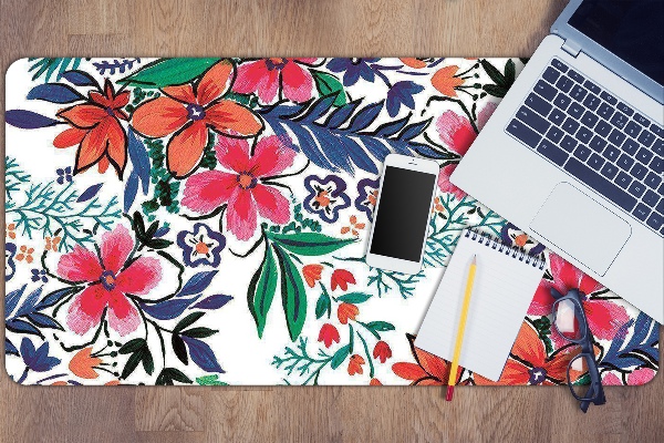 Tappetino da scrivania Fiori Colorati