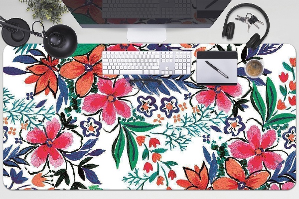 Tappetino da scrivania Fiori Colorati