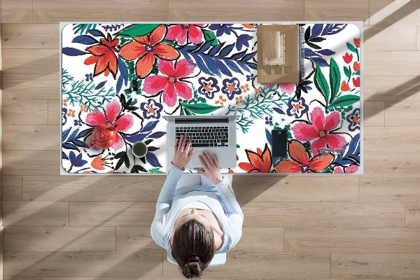 Tappetino da scrivania Fiori Colorati