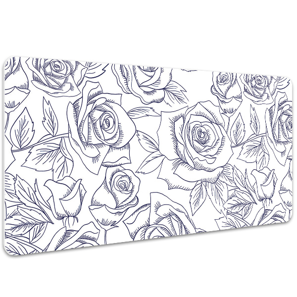 Tappetino da scrivania Rose Blu