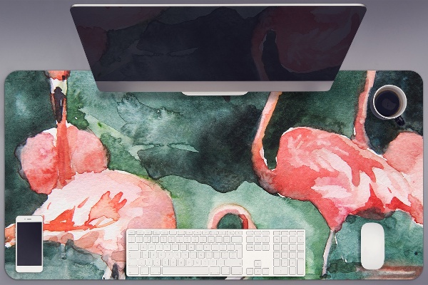Sottomano da scrivania Flamingos Dipinti