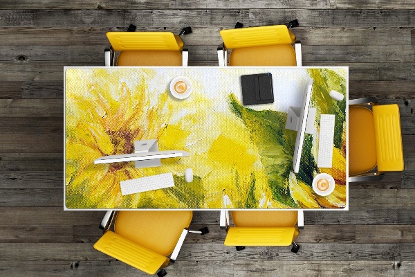 Tappetino da scrivania Girasoli