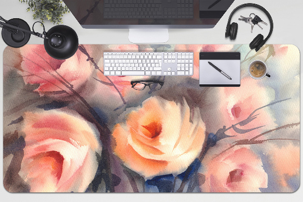 Sottomano da scrivania Rose Arancioni