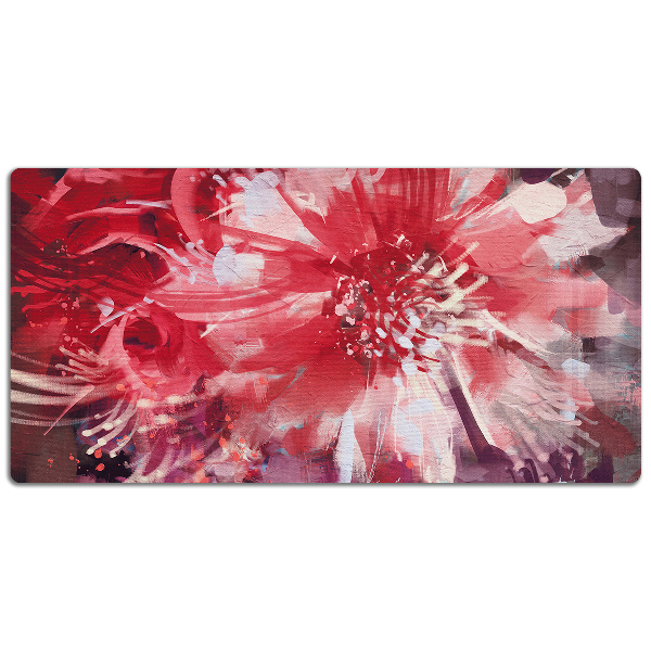 Tappetino da scrivania Fiore Rosso