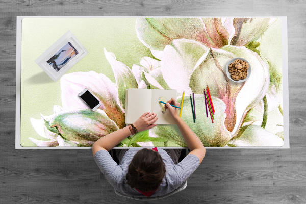 Tappetino da scrivania Fiori Magnolia