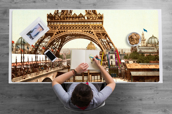 Sottomano da scrivania Torre Retrò Eiffel