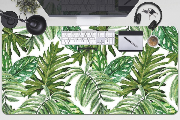 Sottomano da scrivania Foglie Tropicali