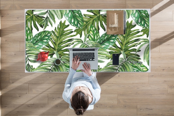 Sottomano da scrivania Foglie Tropicali
