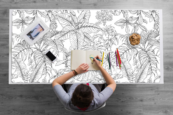 Tappetino da scrivania Foglie Disegnate