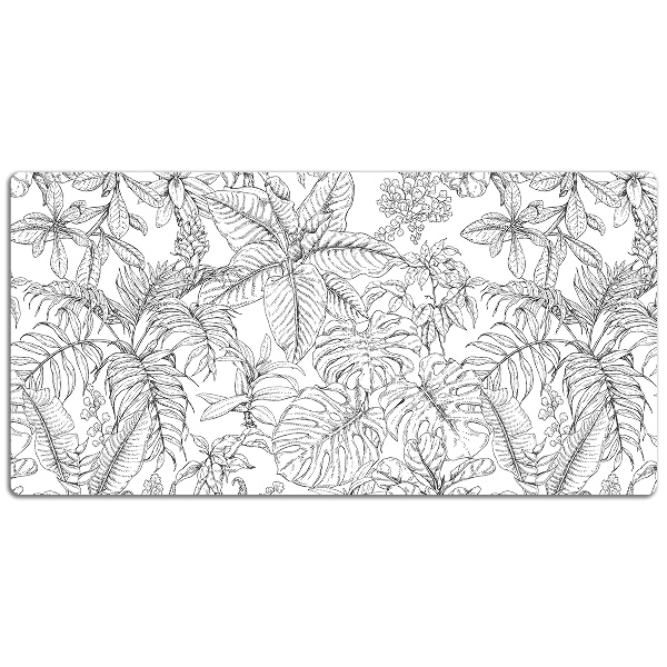 Tappetino da scrivania Foglie Disegnate
