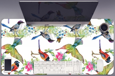 Tappetino da scrivania Uccelli Colorati