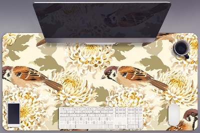 Tappetino da scrivania Uccelli Dorati