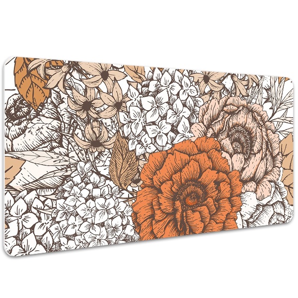 Sottomano da scrivania Rose Arancioni