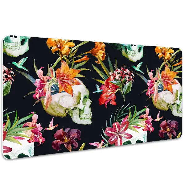 Sottomano da scrivania Teschi E Fiori